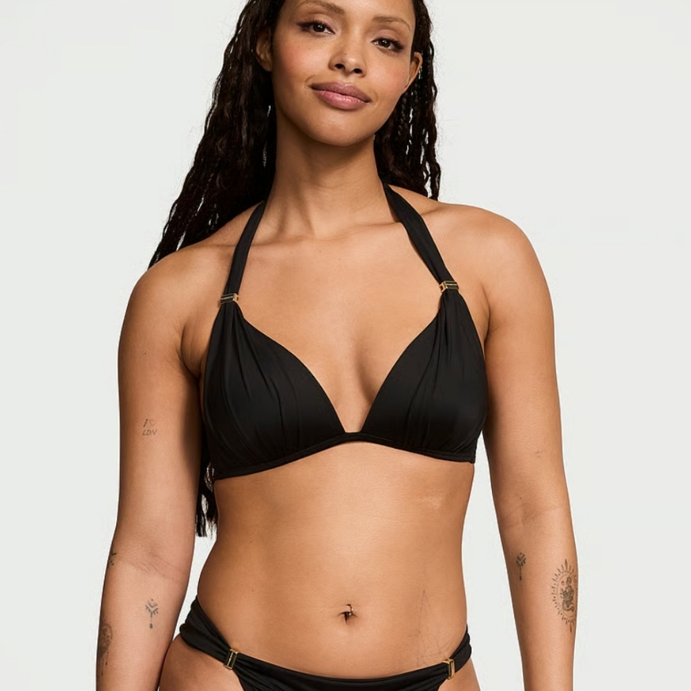Victoria Secret Essential Harlow Halter Push-Up Bikini Top